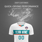 Custom White Classic Sports Sets Soccer Shirt Jersey