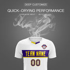 Custom White Classic Sports Sets Soccer Shirt Jersey