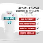 Custom White Classic Sports Sets Soccer Shirt Jersey