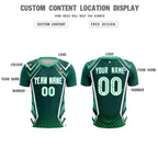 Custom Aqua Abstract Breathable Soccer Tops/Sets Jersey