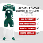 Custom Aqua Abstract Breathable Soccer Tops/Sets Jersey