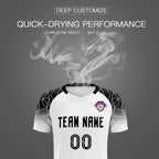 Custom White Classic Soccer Training Sets Jersey For Adults/Kids