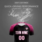 Custom Black Classic Soccer Training Sets Jersey For Adults/Kids
