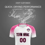 Custom White Classic Soccer Training Sets Jersey For Adults/Kids