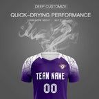Custom Purple Classic Soccer Training Sets Jersey For Adults/Kids