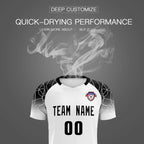 Custom White Classic Soccer Training Sets Jersey For Adults/Kids