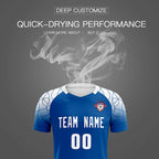 Custom Royal Classic Soccer Training Sets Jersey For Adults/Kids