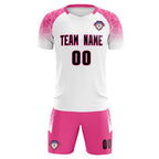 Custom White Classic Soccer Training Sets Jersey For Adults/Kids
