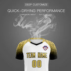 Custom White Classic Soccer Training Sets Jersey For Adults/Kids