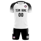 Custom White Classic Soccer Training Sets Jersey For Adults/Kids