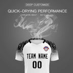 Custom White Classic Soccer Training Sets Jersey For Adults/Kids