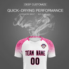 Custom White Classic Soccer Training Sets Jersey For Adults/Kids