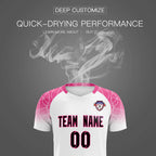 Custom White Classic Soccer Training Sets Jersey For Adults/Kids