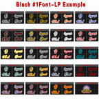 Custom Black Orange-White 3D Puff Embroidery Flat Embroidery Curved Eaves Sport Design Baseball Cap