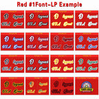 Custom Red Black-White 3D Puff Embroidery Flat Embroidery Curved Eaves Sport Design Baseball Cap