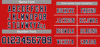 Custom Red Navy-White Classic Style Mesh Authentic Football Jersey