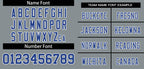 Custom Gray Royal-White Classic Style Mesh Authentic Football Jersey