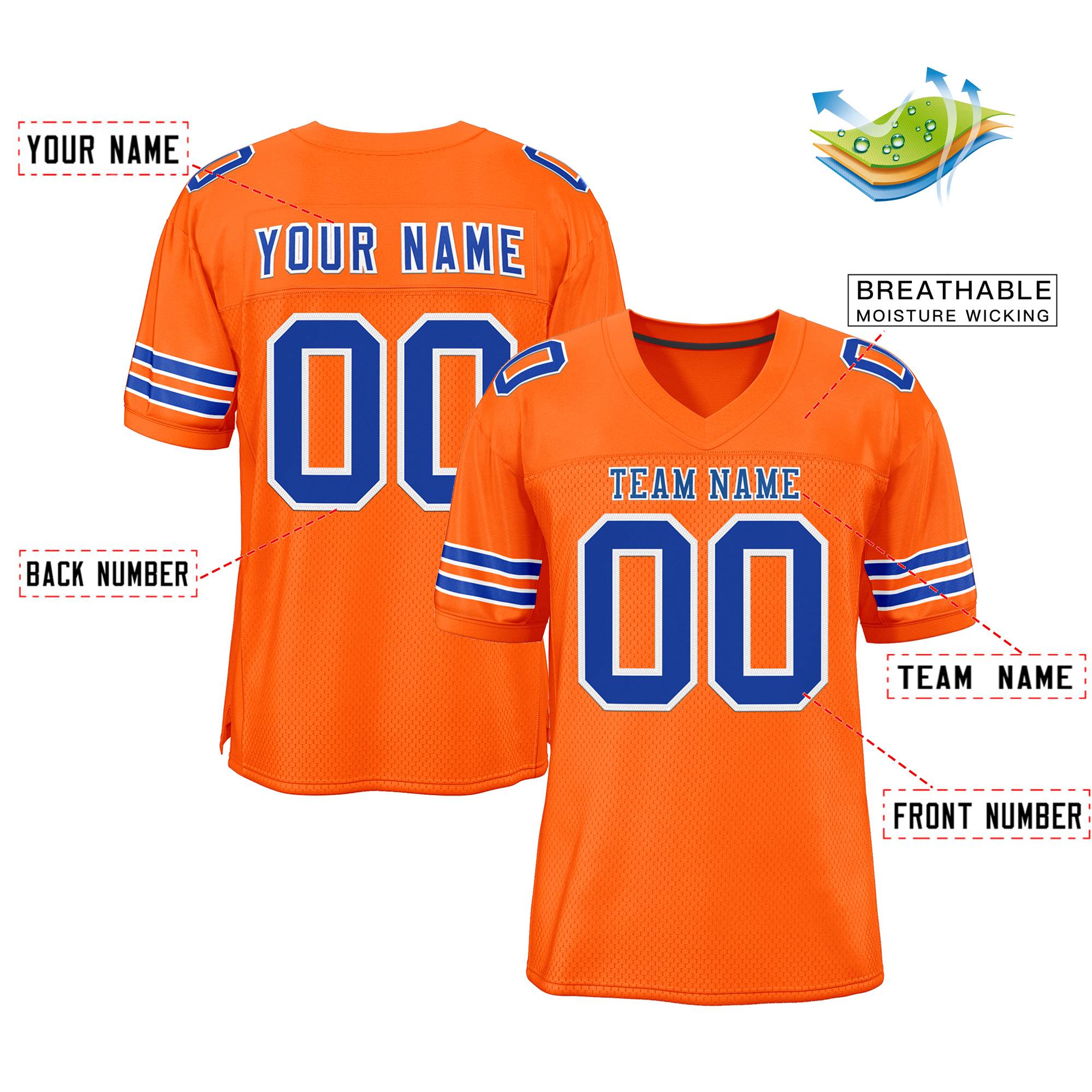Custom Football Jersey Personalized Stitched/Printed Team Name Number for Men Women Youth