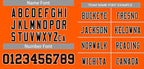 Custom Orange Black-White Classic Style Mesh Authentic Football Jersey