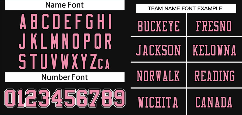 Custom Black Pink-White Classic Style Mesh Authentic Football Jersey