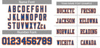 Custom White Blue-Orange Classic Style Mesh Authentic Football Jersey