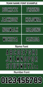Custom Green Black Insert Color Design Mesh Authentic Football Jersey