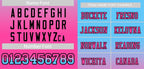 Custom Light Blue Pink-Black Gradient Fashion Outdoor Authentic Football Jersey