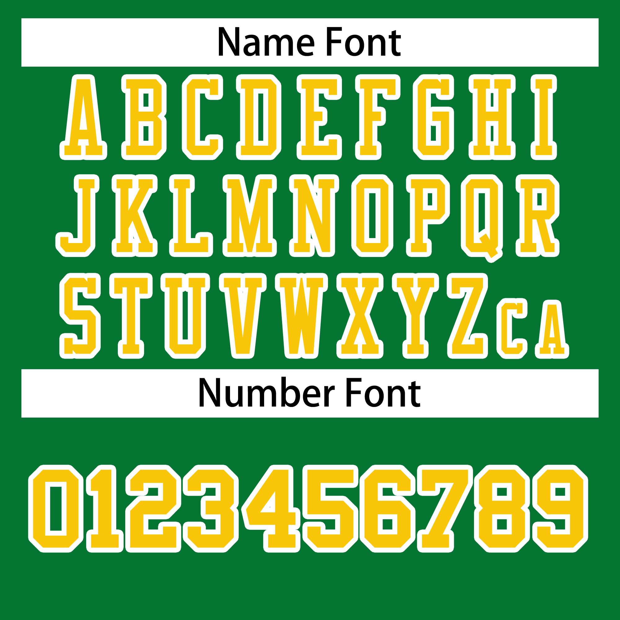 Custom Kelly Green Gold-White Classic Style Authentic Football Jersey