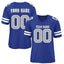 Custom Royal Gray-White Classic Style Authentic Football Jersey