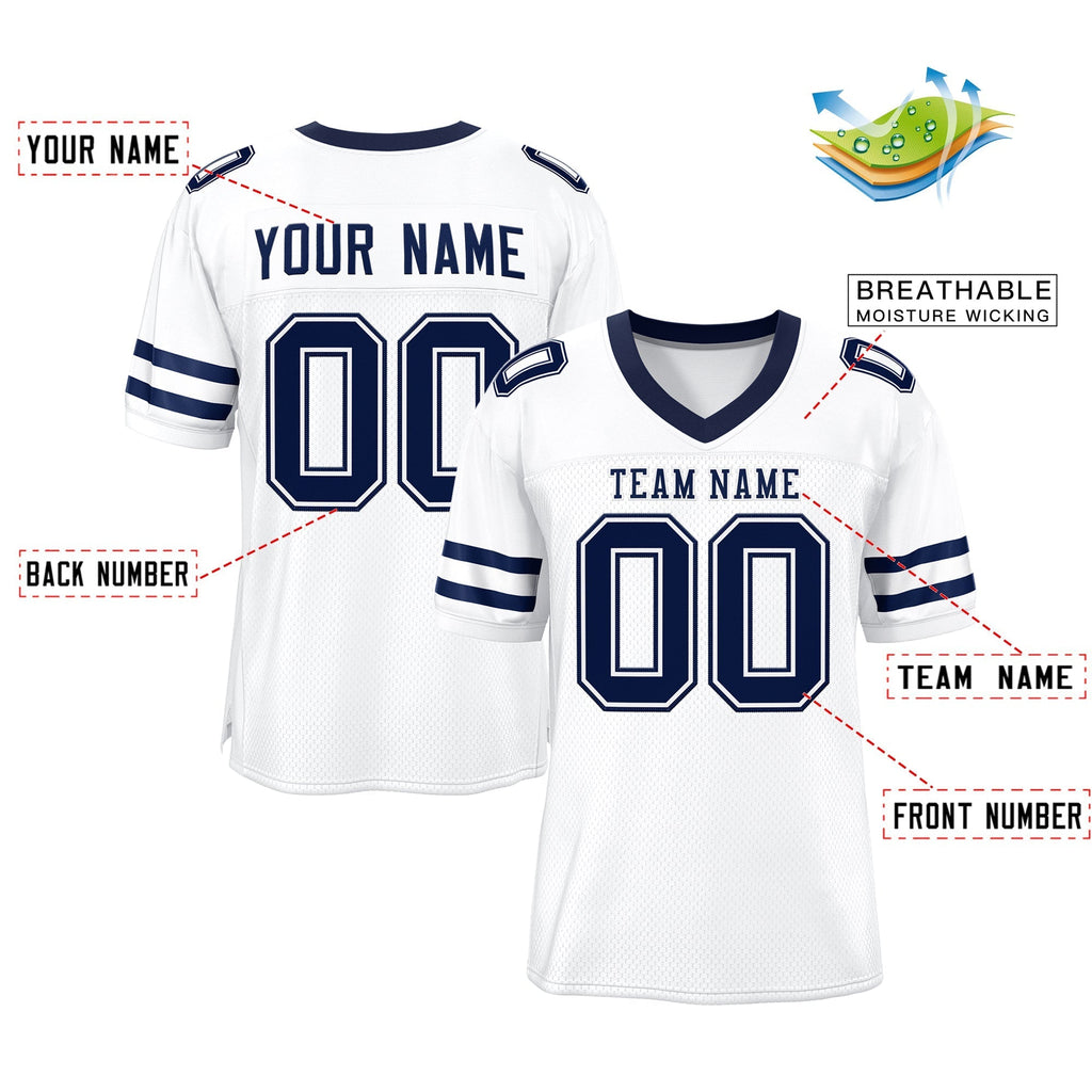 Custom Your Own Football Jersey with Personalized Name and Team Number