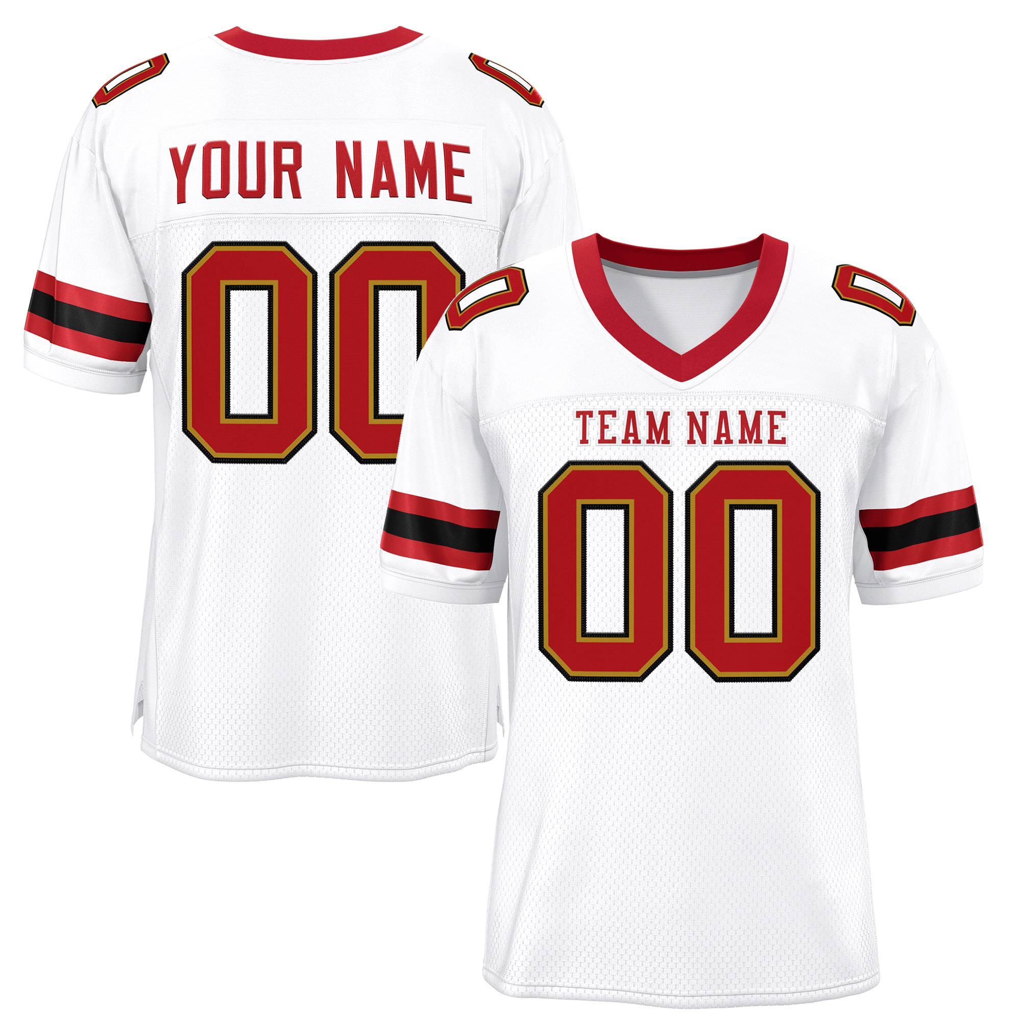 Custom Your Own Football Jersey with Personalized Name and Team Number