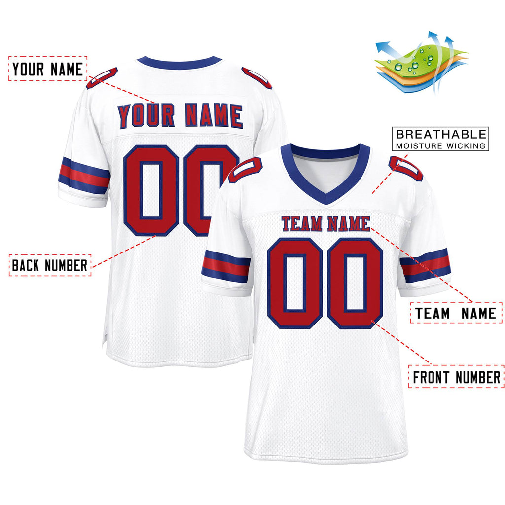 Custom Football Jersey Personalized Sports Uniform for Men Women Youth