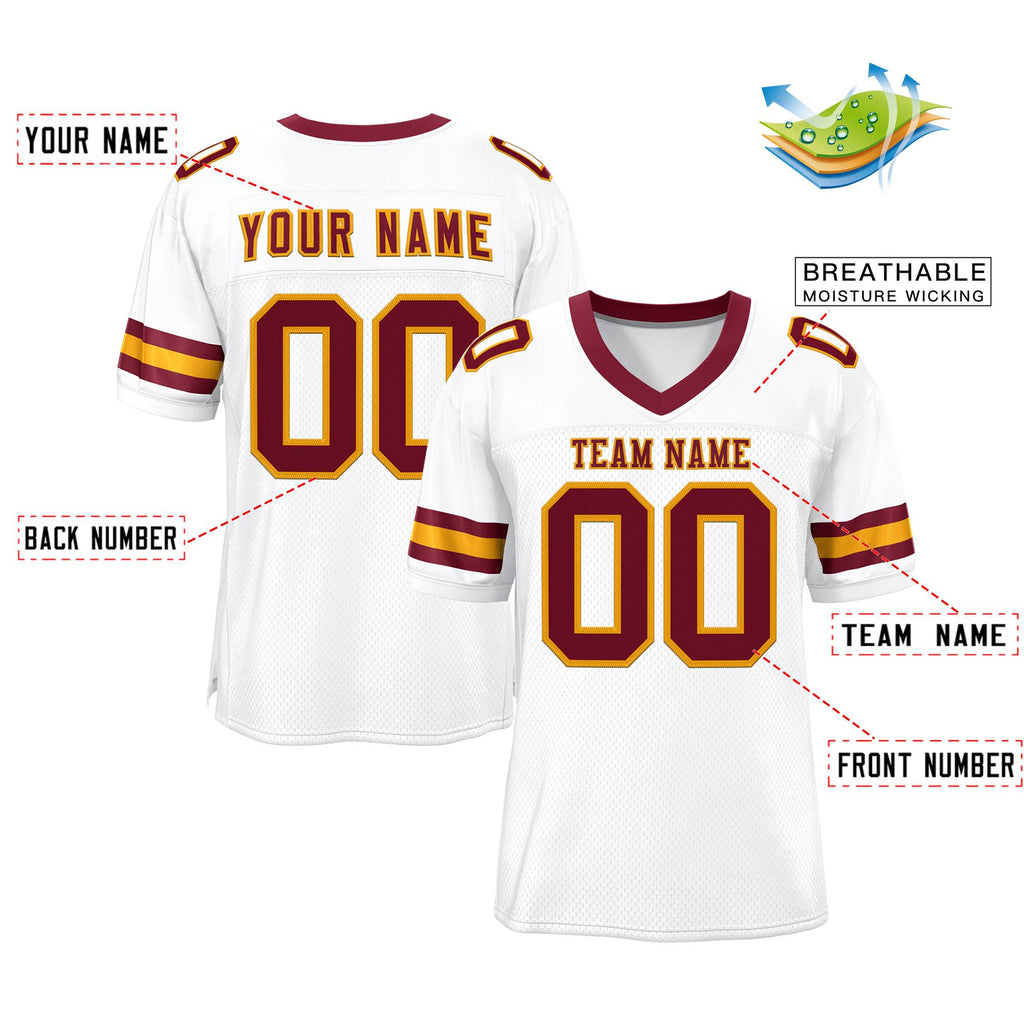 Custom Football Jersey Personalized Sports Uniform for Men Women Youth