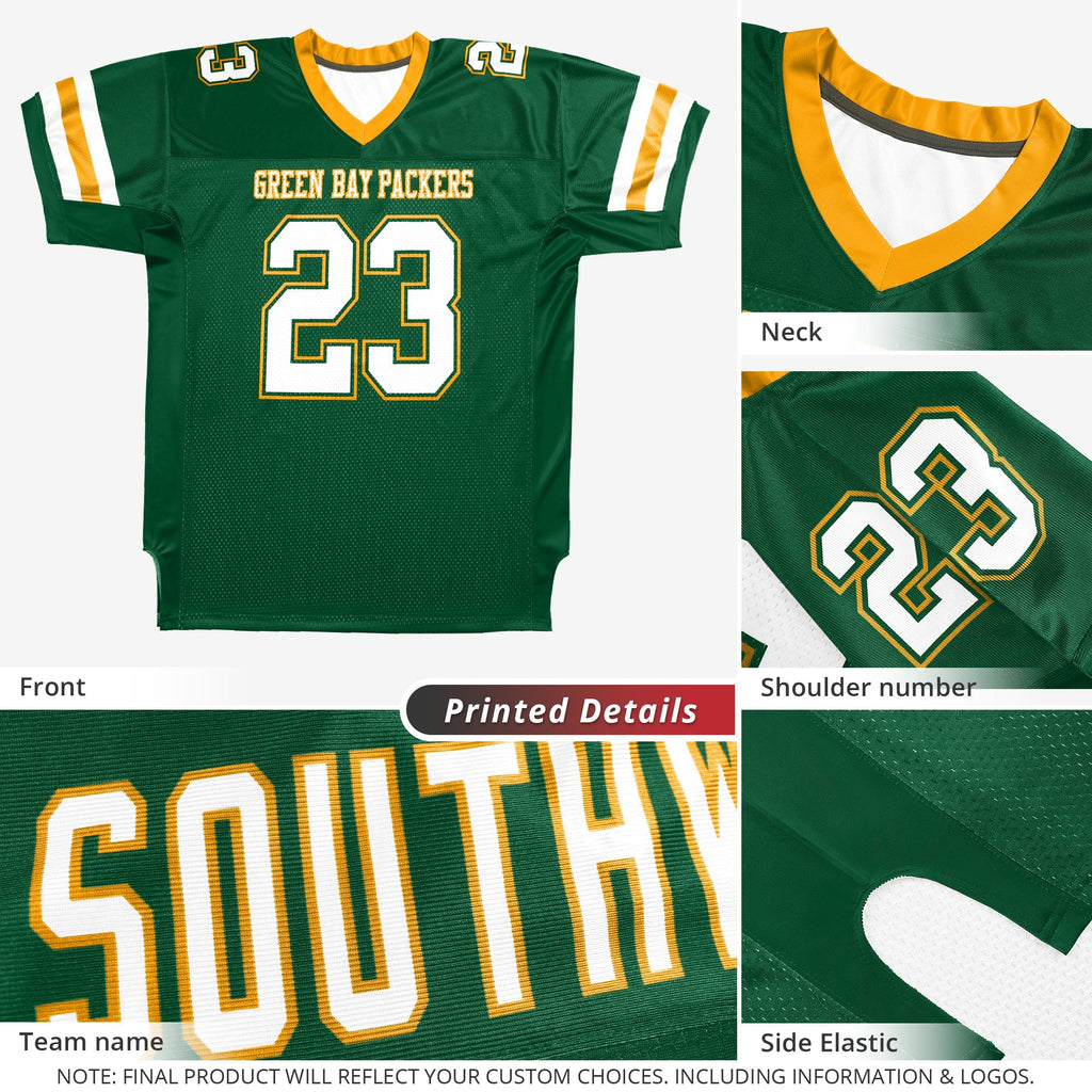 Custom Your Own Football Jersey with Personalized Name and Team Number
