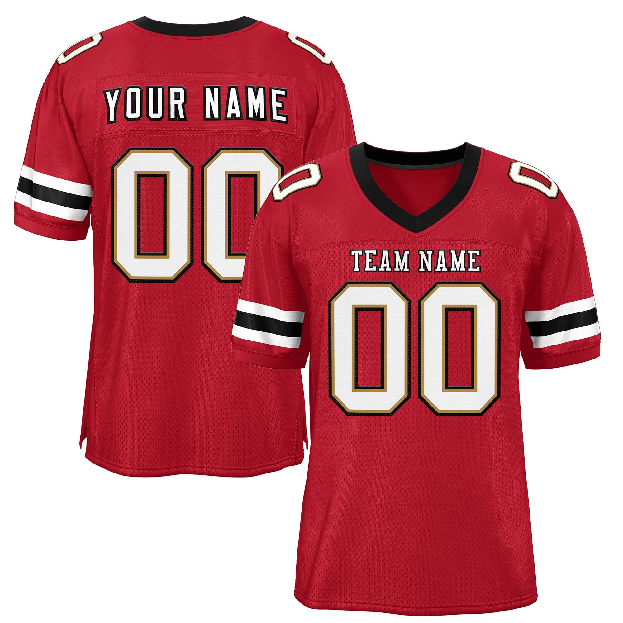 Custom Your Own Football Jersey with Personalized Name and Team Number