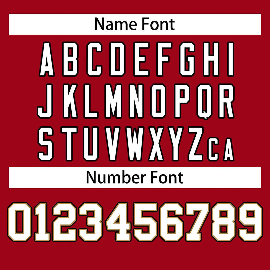 Custom Your Own Football Jersey with Personalized Name and Team Number