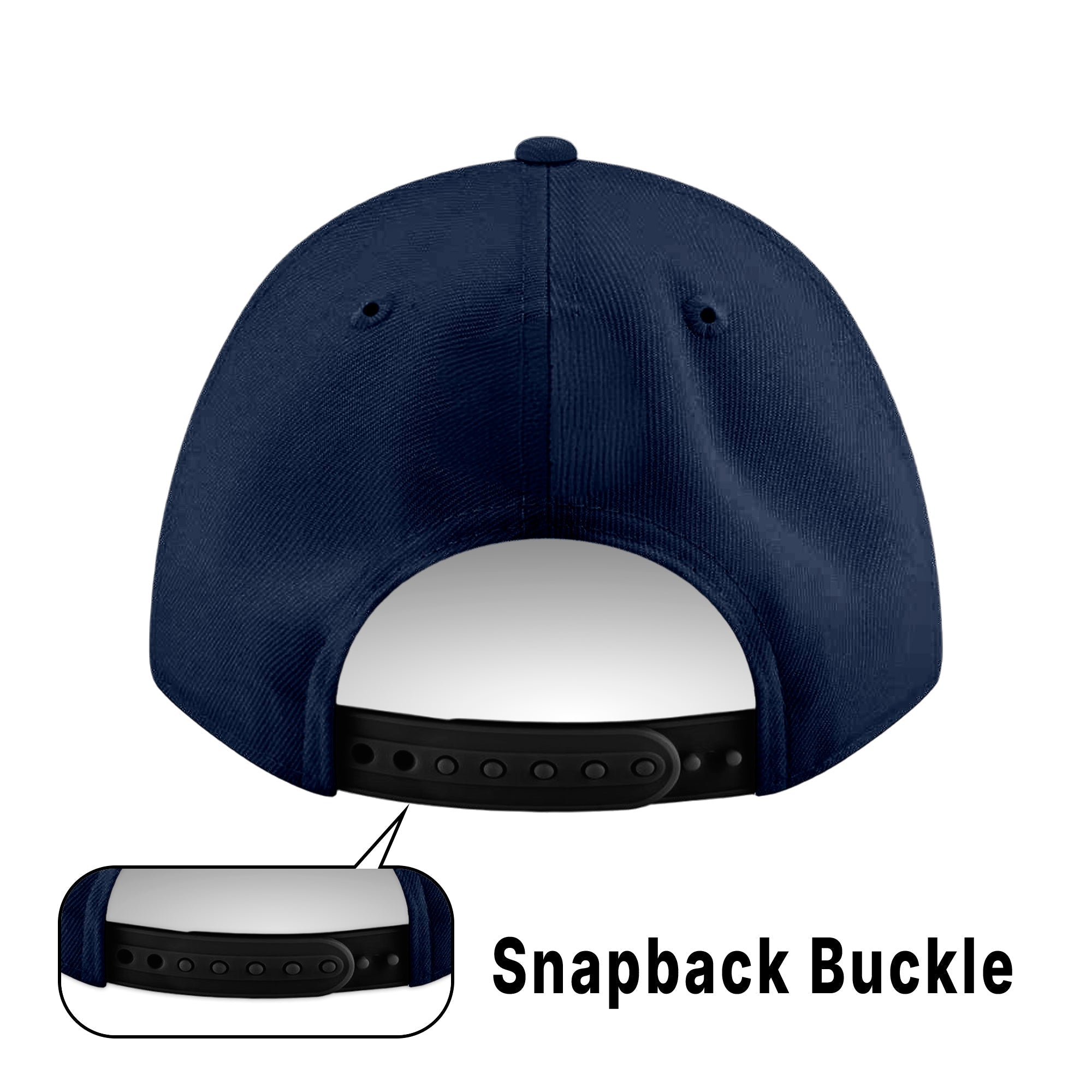 Custom White 3D Puff Embroidery Flat Embroidery Flat Eaves Sport Baseball Cap Design for Men/Women/Youth
