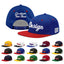 Custom Royal Blue Red 3D Puff Embroidery Flat Embroidery Casual Sport Baseball Cap