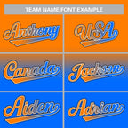 Custom Gradient Fashion Full Button Down Shirts Baseball Jersey