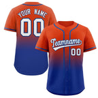 Custom Gradient Fashion Full Button Down Shirts Personalized Team Sport Baseball Jersey