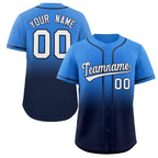 Custom Gradient Fashion Full Button Down Shirts Personalized Team Sport Baseball Jersey