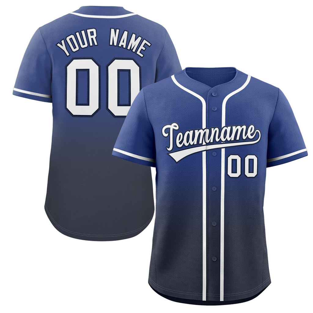 Custom Gradient Stitched Full Button Down Team Sport Uniforms Personalized Baseball Jersey