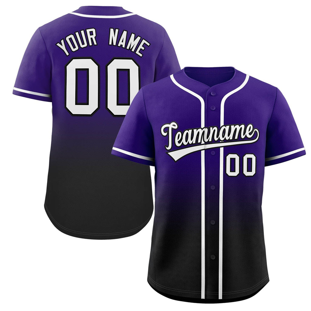 Custom Gradient Stitched Full Button Down Team Sport Uniforms Personalized Baseball Jersey
