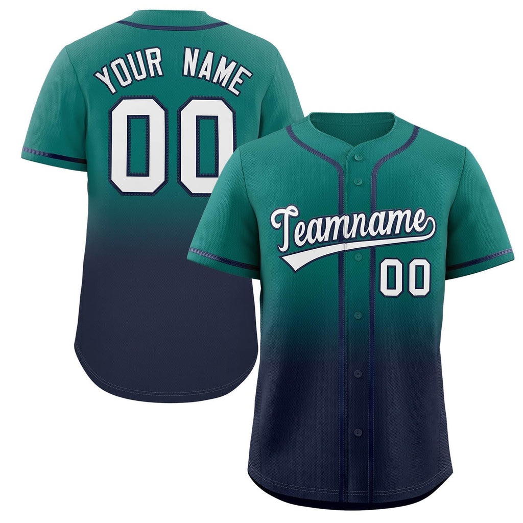 Custom Gradient Stitched Full Button Down Team Sport Uniforms Personalized Baseball Jersey