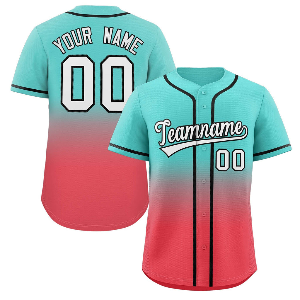 Custom Gradient Stitched Team Sport Shirts Personalized Baseball Jersey for Adults/Youth