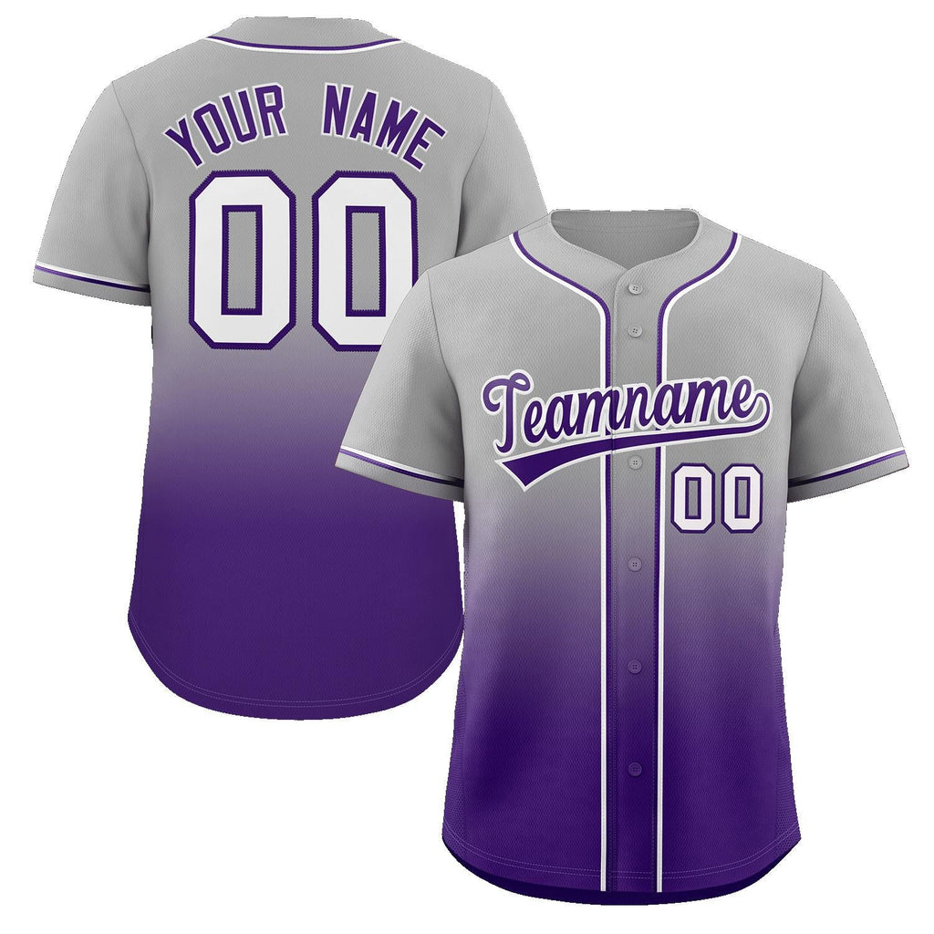 Custom Gradient Stitched Team Sport Shirts Personalized Baseball Jersey for Adults/Youth
