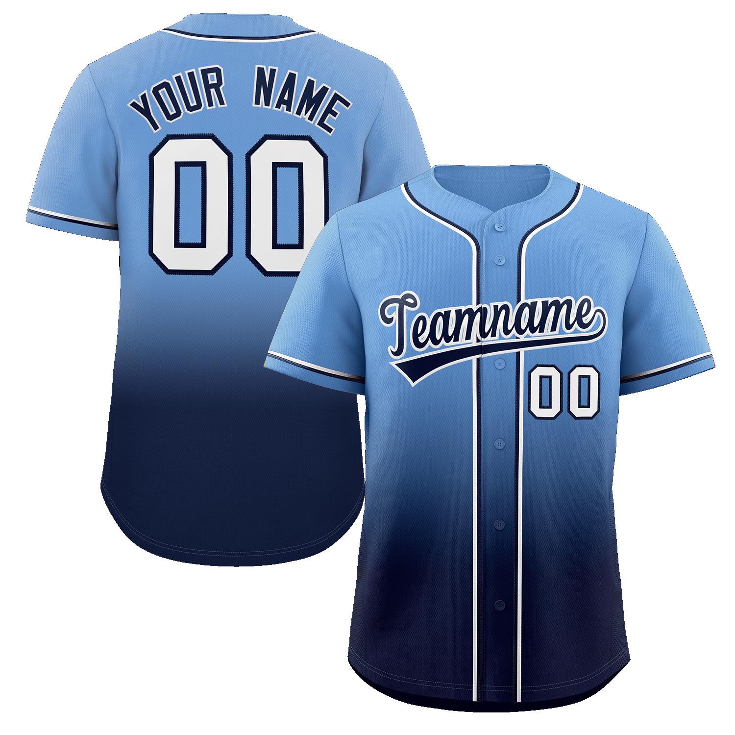 Custom Gradient Stitched Team Sport Shirts Personalized Baseball Jersey for Adults/Youth