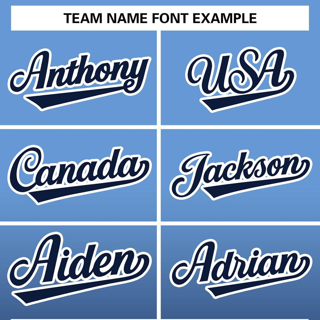 Custom Gradient Stitched Team Sport Shirts Personalized Baseball Jersey for Adults/Youth