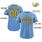 Custom Men Women Baseball Jersey Button Down Hip Hop Baseball Shirt Stitched Name Number