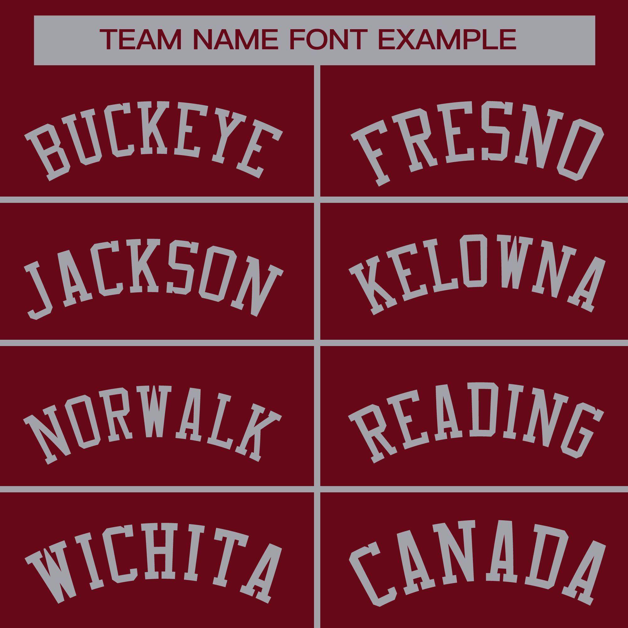 Custom Crimson Gray Full-Snap Varsity Raglan Sleeves Letterman Baseball Jacket